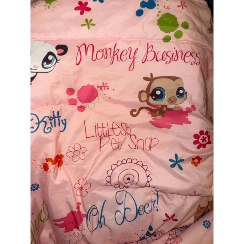 Full-size littlest pet shop comforter vintage